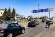 A vehicle procession in Homs streets celebrating 14th anniversary of blessed Syrian Revolution