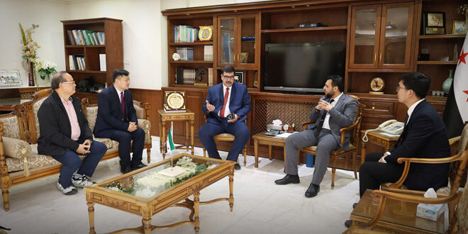 Minister of Agriculture meets delegation from Syrian-Chinese Cooperation Association