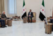 President al-Sharaa receives Walid Jumblatt