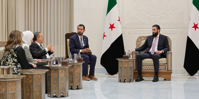 President al-Sharaa receives US delegation headed by businessman Jonathan Bass