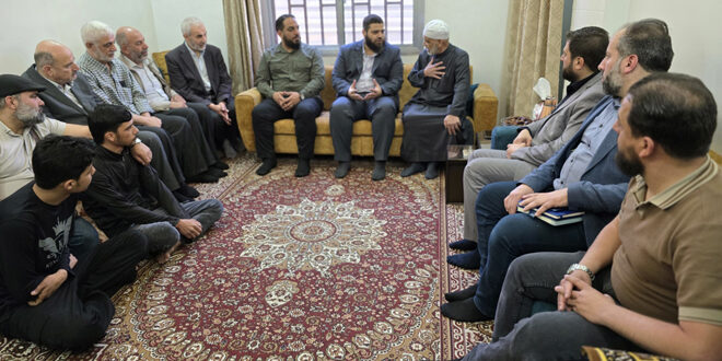 Damascus countryside Governor offers condolences to family of public security martyr