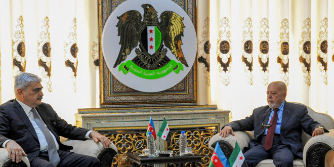 Discussions about the potential for economic co-op between Syria and Azerbaijan