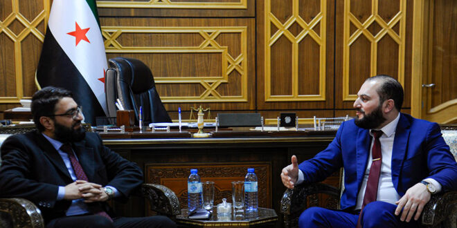 Minister of Justice, Damascus Governor discuss enhancing joint work to serve citizens