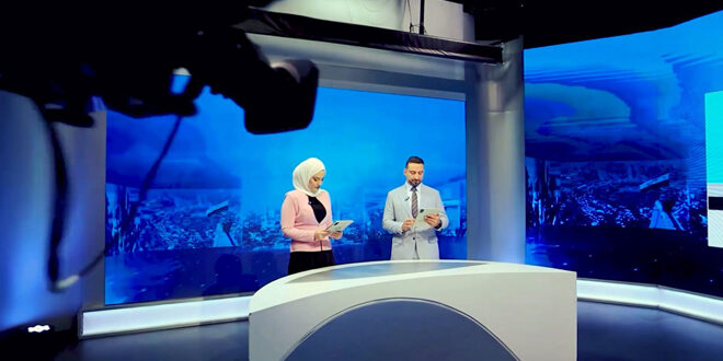 Syrian News Channel (al-Ikhbariya) officially launches new visual identity via satellite