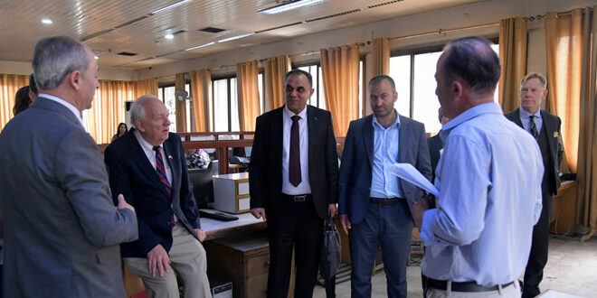 Delegation from The Commission for International Justice and Accountability Visits SANA