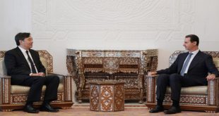 Presidente sirio recibe a enviado especial chino
