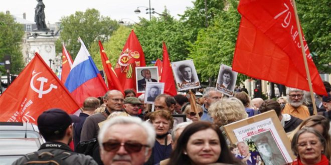 Celebran en París victoria de Rusia sobre el nazismo en la Segunda Guerra Mundial