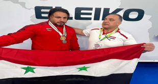 Destacada actuación de un pesista sirio en Campeonato del Mundo en Sudáfrica