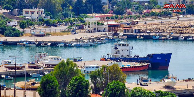 La costa de Banias, provincia siria de Tartous