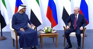 Las relaciones ruso-emiratíes son distinguidas, afirma Putin a mandatario emiratí