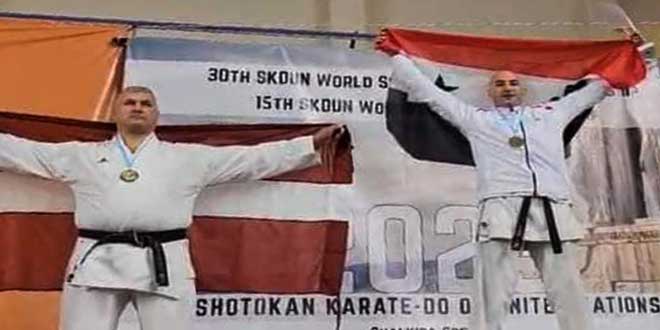 Siria logra medalla de oro en Campeonato Mundial de Karate Tradicional