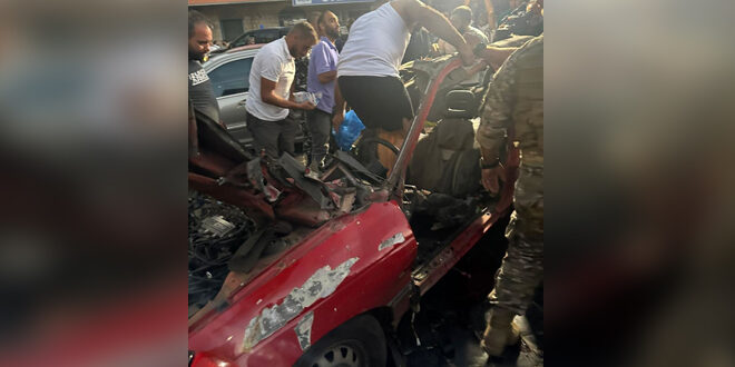 Dos muertos y cuatro heridos graves en ataque aéreo israelí en el sur del Líbano