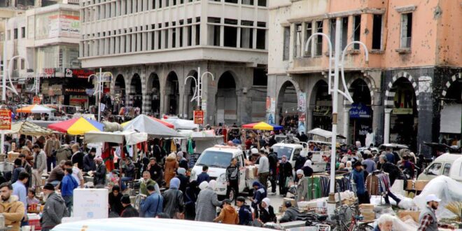 Imágenes de los mercados de la ciudad de Homs