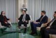 Canciller sirio se encuentra con el arzobispo del Este de los Estados Unidos