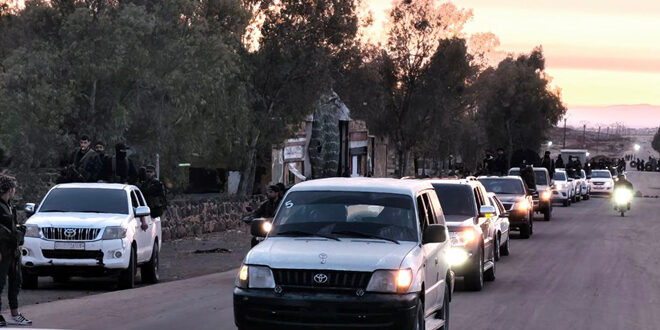 Fuerzas de Seguridad General comienzan a desplegarse a lo largo de la frontera administrativa entre las gobernaciones de Deraa y Sweida para mantener la seguridad y mejorar la estabilidad en la región