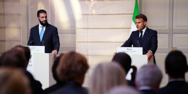 Puntos clave de la rueda de prensa entre el presidente Ahmad al-Shara y su homólogo francés, Emmanuel Macron