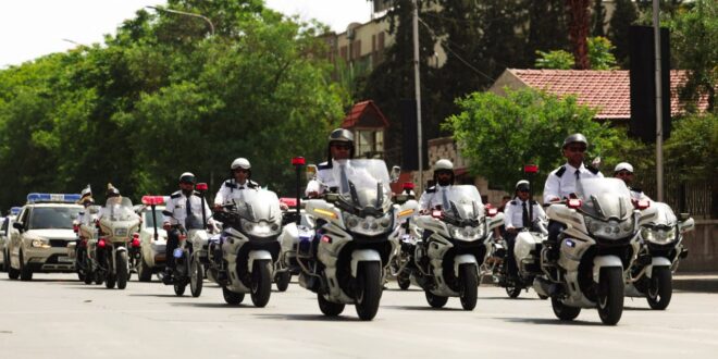 🚦Desfile en Damasco por el Día Mundial del Tráfico
