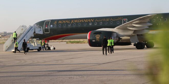 ✈️🇯🇴 Primer avión jordano aterriza en Aeropuerto Internacional de Alepo