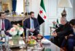 Presidente Al-Shara se reúne en París con el jefe de la Organización Acción Oriente