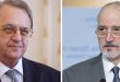 بوگدانوف و الجعفری در مورد تقویت همکاری های چند جانبه سوریه و روسیه گفتگو کردند