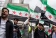 Des dizaines de personnes manifestent devant l’ambassade de l’entité israélienne à Londres pour protester aux attaques répétées contre la Syrie