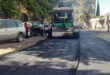 מחוז דמשק מבצע עבודות ריצוף אספלט במספר כבישים באזור אל-ברמכה