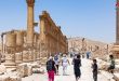 Lübnanlı Bir Turist Grubu Palmira Antik Kentini Ziyaret Etti